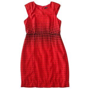 J Crew Factory Polka Dot Pencil Dress